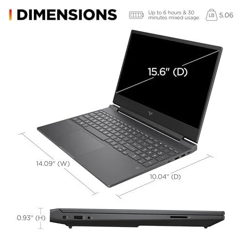 HP Victus 15.6" Full HD Gaming Laptop I5-12450H 8GB 512GB RTX 2050 4GB 9Z0K6UA#ABA HP Victus 15.6" Full HD Gaming Laptop I5-12450H 8GB 512GB RTX 2050 4GB 9Z0K6UA#ABA