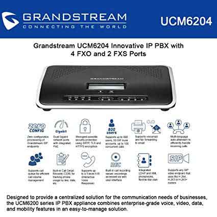 Central IP Grandstream UCM6204 PBX - UCM6204