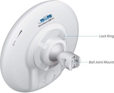 Punto de acceso bridge Nanobeam AC gen 2 a 5GHz NBE-5AC-GEN2