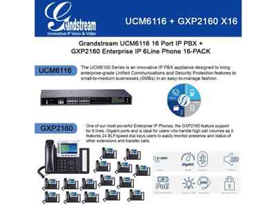 Central IP Grandstream UCM6116 PBX – UCM6116