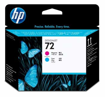 Cabezal HP 72 magenta y cian C9383A