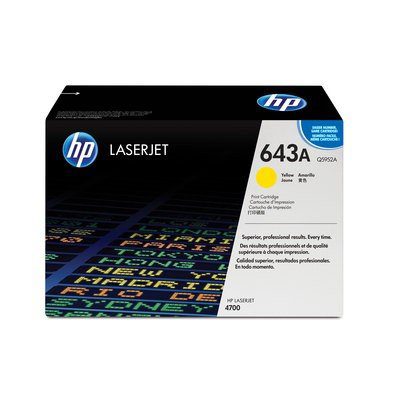 TONER Amarillo HP 643A LaserJet Q5952A