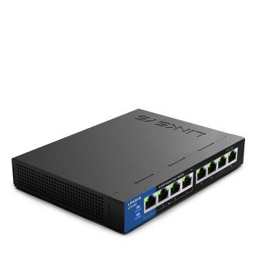 Linksys Switch Gigabit PoE 8 puertos LGS108P