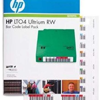 HP Q2009A LTO-4 ULTRIUM RW BAR CODE LABEL PACK Q2009A