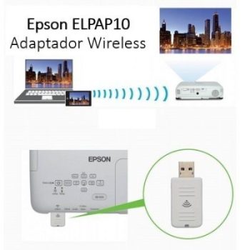 Epson Proyector LAN inalámbrica unidad elpap10 V12H731P02