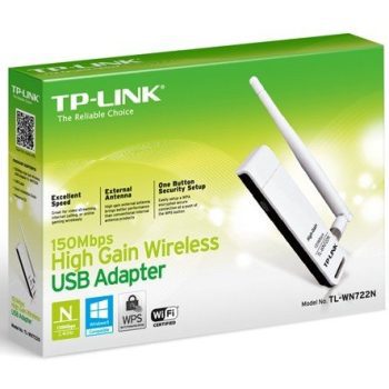 TP-Link Adaptador USB inalámbrico TL-WN722N