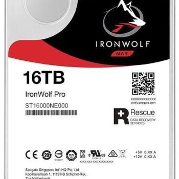 Disco Duro Interno Seagate IronWolf Pro 16TB ST16000NE000