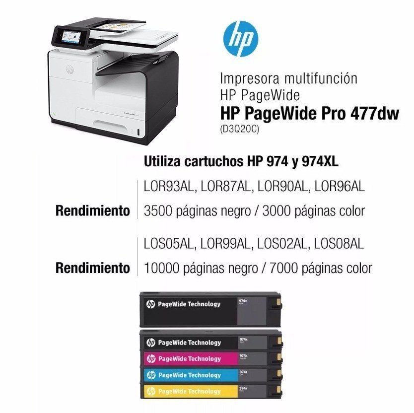 Impresora laser Multifuncional HP M479FDW color