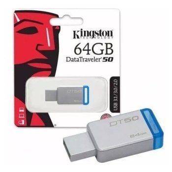 Kingston DT50/64GB Memoria Usb de 64 Gb DT50/64GB-CN