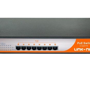 Linknet Switch POE 8 Puertos 10/100/1000 Mbps LN8POE-150WG