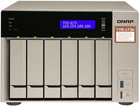 QNAP TVS-673e-8G-US 6-bay NAS/iSCSI IP-SAN TVS-673E-8G-US