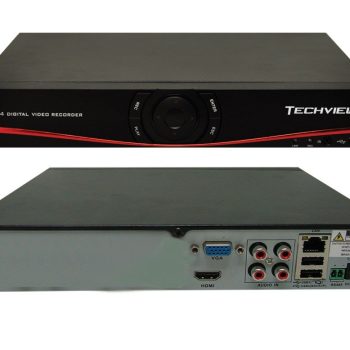 TECHVIEW KIT 8 Camaras + Hybrid DVR-HVR-NVR 16 Canales TV-KAHD16X8