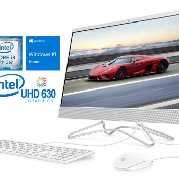 computadora todo en uno HP 3LB68AA # ABL de 22 pulgadas, Intel Core i3- 8100T de 3.1 GHz , HDD de 2 TB, 8 GB de RAM, Windows 10 Home (64 bits)