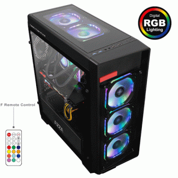 AZZA CASE GAMING MID ATX OBSIDIAN PRISMA RGB CSAZ-270