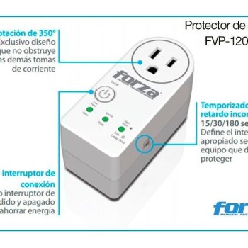 FORZA Protector de Voltaje Nivel 3 FVP-1201B