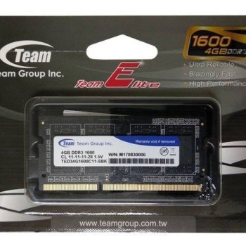 Memoria Team Elite 4GB 240-Pin DDR3  ME.TED34G1600C1101