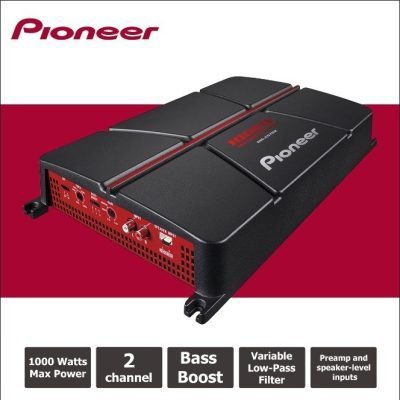 Pioneer Amplificador puenteable de 2 canales (1000W) GM-A5702