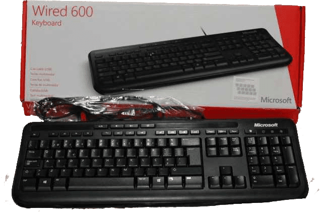 Teclado Microsoft Wired Keyboard 600 USB ANB-00004