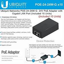Ubiquiti POE-24 Power over Ethernet 24 V CC 24 W 1 Amp POE-24-24W