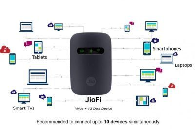 ROUTER JIOFI JMR541 BLACK 4G HOTSPOT 150MBPS JMR541