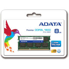 Memoria RAM ADATA DDR3L 8GB 1600MHz Notebook ADDS1600W8G11-S