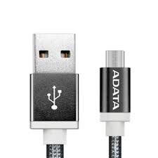 Cable USB ADATA 1m USB A - MicroUSB B Negro AMUCAL-100CMK-CB