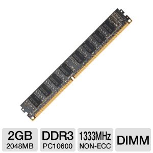 SAMSUNG 2GB DDR3 240 Pin PC3 10600 1333MHz MV-3V2G4-US