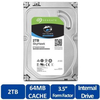 Disco Duro Interno Seagate SkyHawk 3.5 2TB SATA 3 ST2000VX008