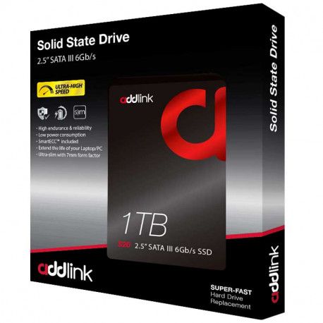 Disco SSD Sata 1TB addlink S20 AD1TBS20S3S