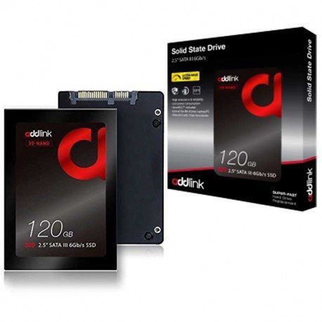 mostrar Órgano digestivo analizar Disco SSD addlink S20 2.5 120GB SATA III AD120GBS20S3S