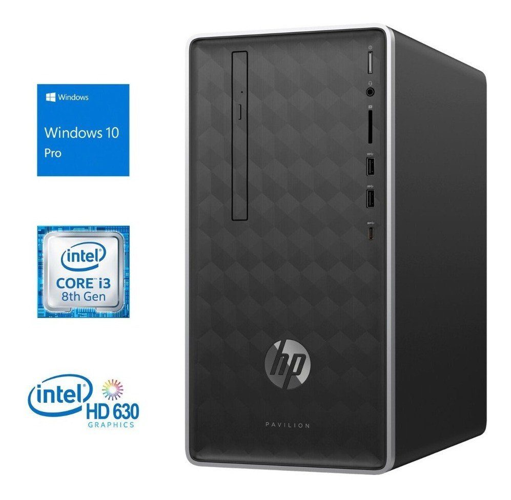 HP Pavilion Desktop 590-p0127c i3-8100 4GB 1TB 16GB Optane Memory 5QA46AAR#ABA