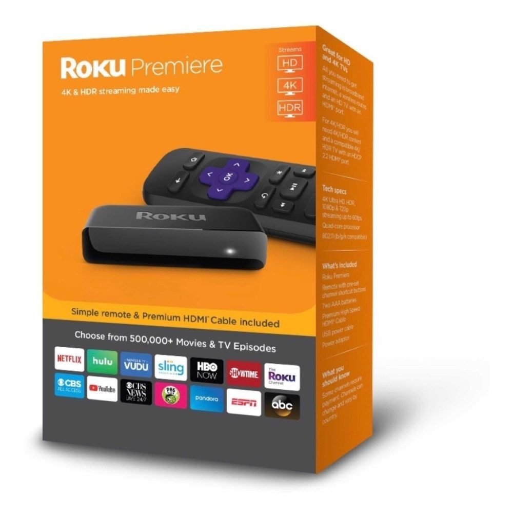 ROKU PREMIER +4K HDR STREAMING PLAYER C/CONTROL 3920R