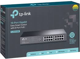 Switch TP-Link Gigabit Ethernet 10-100-1000Mbps 32Gb 16 PuertosTL-SG1016PE