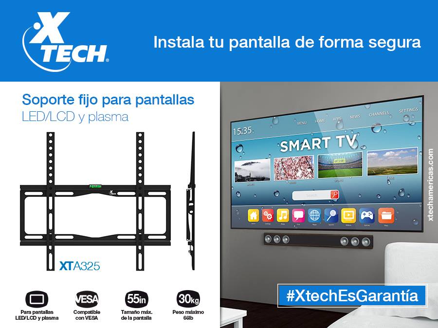 Xtech Soporte para Pantallas 32 - 55 Pulgadas XTA-325