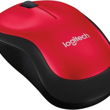 Logitech M185 Mouse inalámbrico color rojo 910-003635