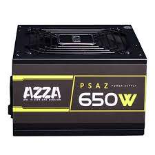 azza fuente de poder atx12v 650watt 80 plus bronze psaz-650w