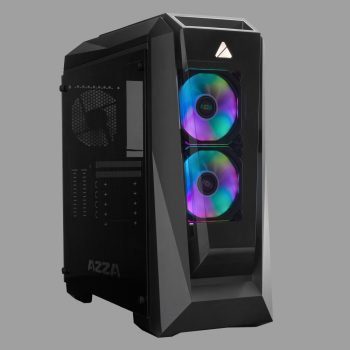 Azza Chroma 410B cASE ATX ventana RGB Negro CSA-410B