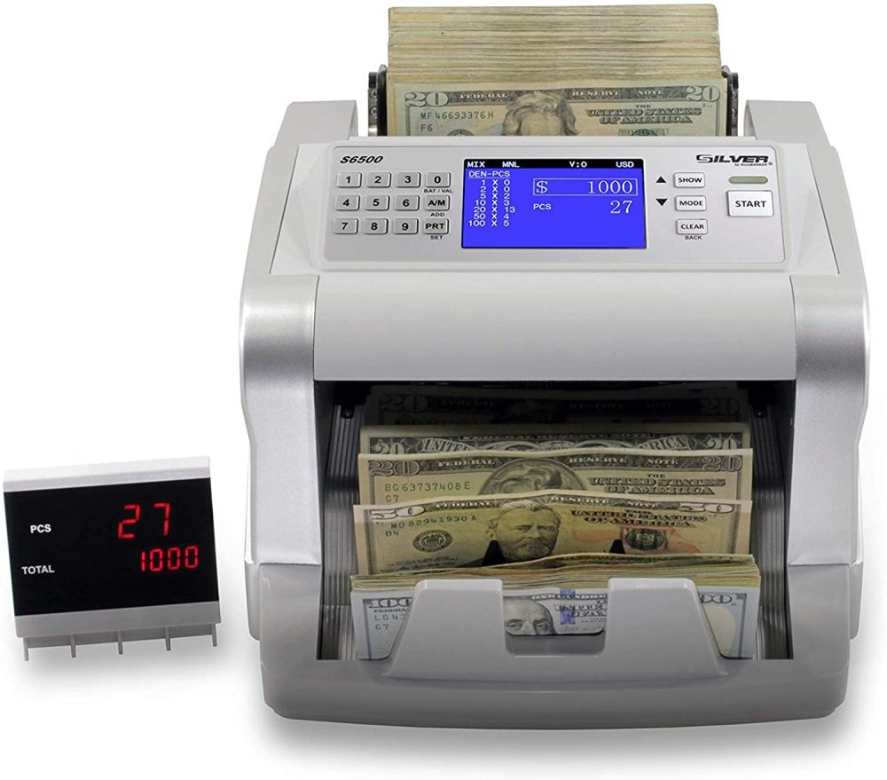 Contadora de Billetes Accubanker S6500 Multi divisas S6500