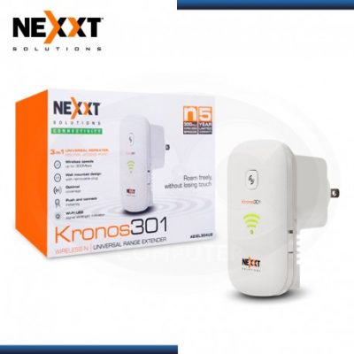 Expansor de Rango Nexxt Kronos301 2.4 GHz 300 MB 2x RJ-45 AEIEL304U2