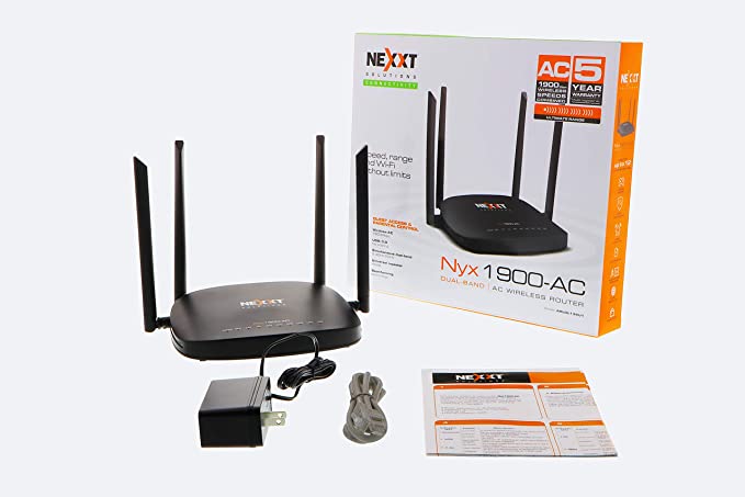 NEXXT NYX 1900-AC ROUTER NEXXT NYX 1900-AC DOBLE BANDA 4 ANTENAS ARLGL134U1