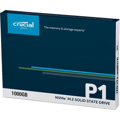 CRUCIAL SSD P1 1TB 3D NAND NVMe PCIe M.2 SSD CT1000P1SSD8