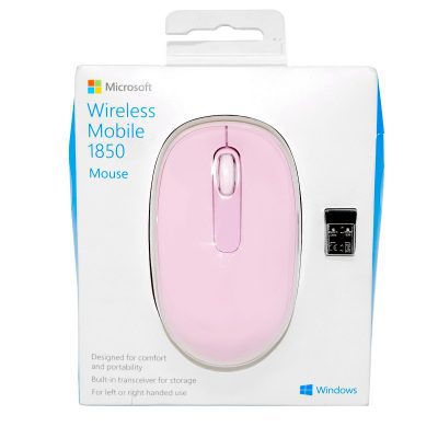 Mouse 1850 de Microsoft Light Orchid Rosado U7Z-00021