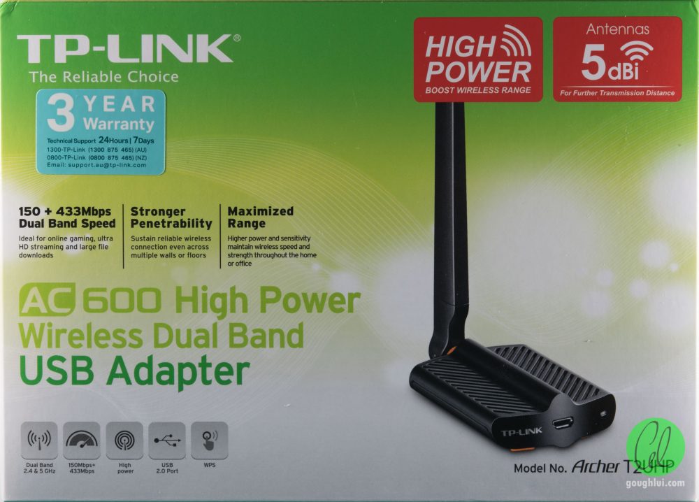 TP-Link AC600 Adaptador Wi-Fi USB Archer T2UHP Archer T2UHP
