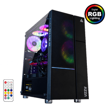 AZZA CASE GAMING MID ATX 330 IRIS ARGB FAN CSAZ-330