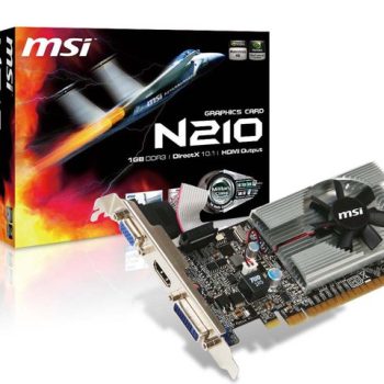 Tarjeta de Vídeo MSI Nvidia GeForce G 210 1GB 64-Bit N210-MD1G/D3