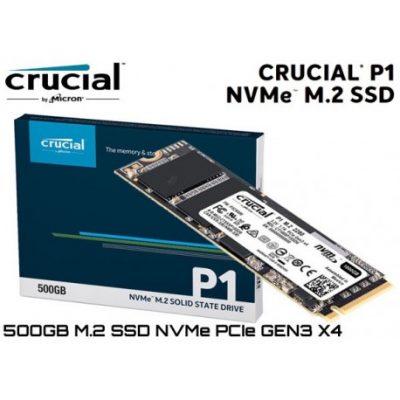 CRUCIAL ESTADO SOLIDO 500GB M.2 3D NAND NVME CT500P1SSD8