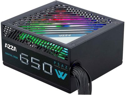 Fuente Azza PSAZ-650W(ARGB) 650 WATT PSAZ-650W-RGB