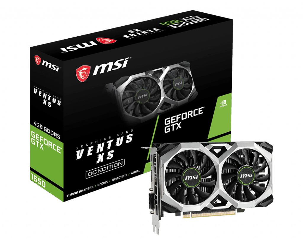 TARJETA DE VIDEO GeForce GTX 1650 GAMING X 4G