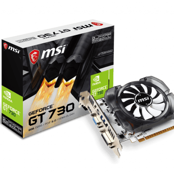 Tarjeta de Video MSI NVIDIA GeForce GT 730 2GB N730-2GD3V3