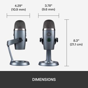 Blue Yeti Nano Professional Condensador USB Micrófono 988-000088